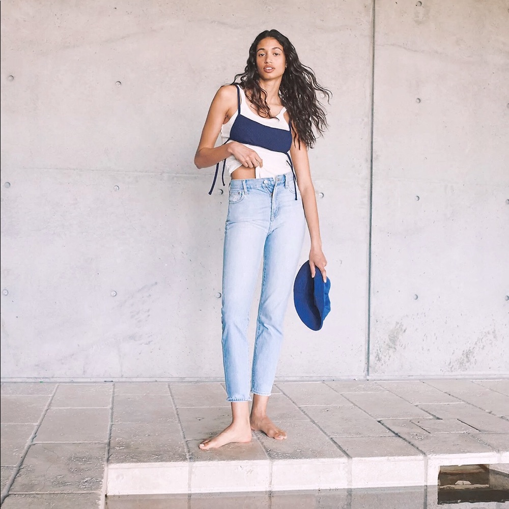 Madewell The Perfect Vintage Jean in Fitzgerald Wash high rise